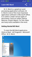 Learn MS Word screenshot 4