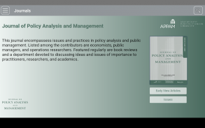 Journal of Policy Analysis and Management screenshot 13