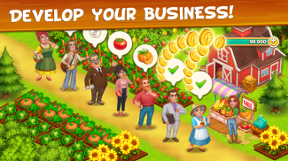 Farm Town: Happy farming Day & food farm game City screenshot 2