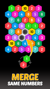 Merge Hexa - Number Puzzle screenshot 3