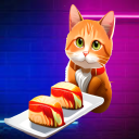 cat sushi restaurant Icon