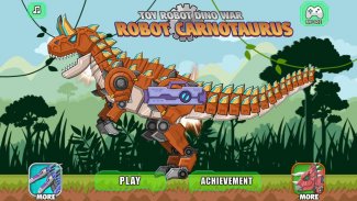 Toy Robot Dino War Carnotaurus screenshot 0