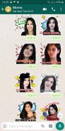 WAStickerapp Seleb Ibu Kota Stiker WA Lucu-Lucu screenshot 2