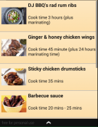 Barbecue Recipes screenshot 0