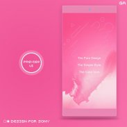 P XPERIA Theme™ | PINK - Design For SONY 🎨 screenshot 2