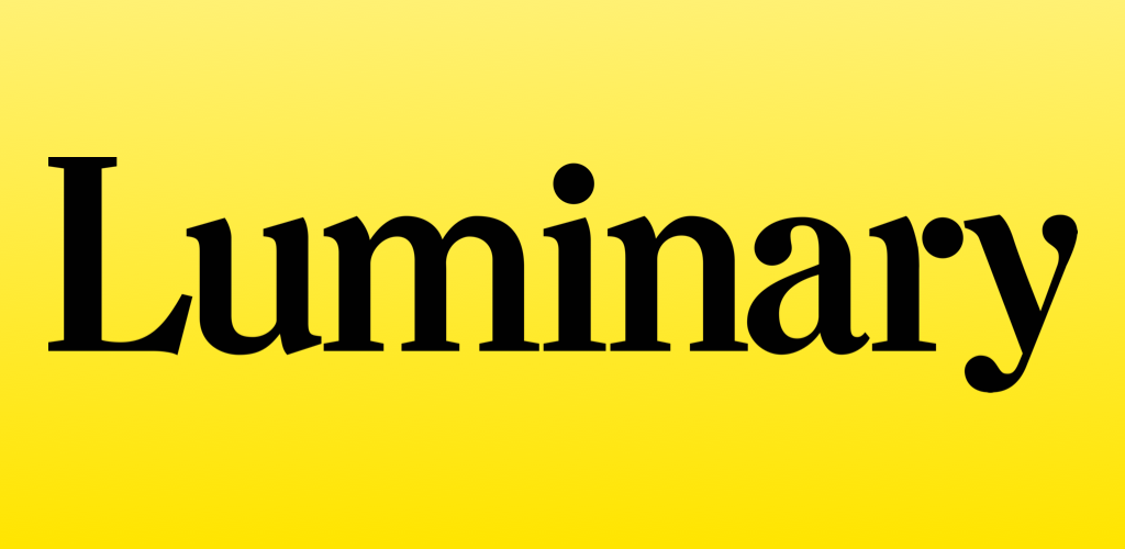 Luminary. The Luminaries. Luminary logo.