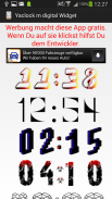 Yaclock m digital clock Widget screenshot 3