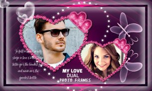 Couple Love Dual Photo Frames screenshot 0