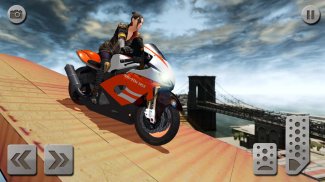 mustahil lereng moto sepeda penunggang Super hero screenshot 1