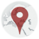 GPS Location Coordinates Icon