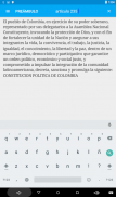 Constitución de Colombia screenshot 12