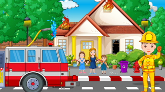 Pretend Town Fire Station Life screenshot 0