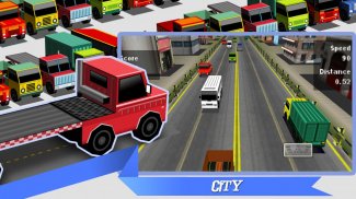 Truck Traffic Racing3D screenshot 2