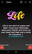 Life Quotes In English - Best Status, New Thoughts screenshot 0