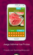 Juego Adivinar las Frutas screenshot 4