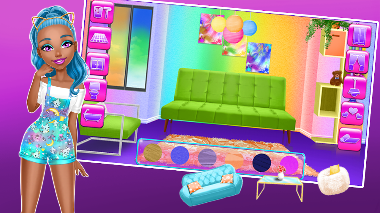 Dream doll deals house decorating game