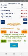 Fire Alarm Battery & Power Supply Calculator screenshot 1