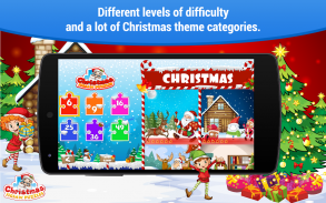 Christmas games: Kids Puzzles screenshot 2