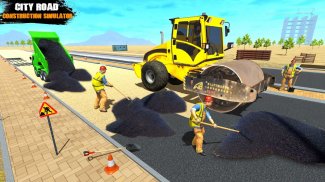 City Road Construction Games screenshot 1