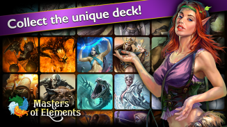 Masters of Elements－CCG game + online arena & RPG screenshot 1