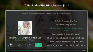 Nhac.vn HD for android TV screenshot 0