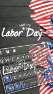 Фон клавиатуры Happy Labor Day screenshot 0