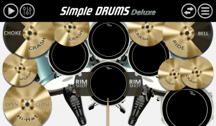 Simple Drums Deluxe - Drum Kit screenshot 2