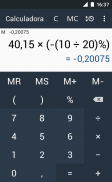 Calculadora screenshot 1