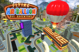 Aventura de ônibus de balão de ar voador screenshot 4