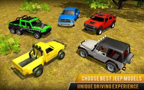 Offroad Jeep Truck Driving: Jeep Racing Games 2019 screenshot 8