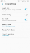 Network And Roaming Settings S screenshot 0