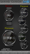Daring Carbon HD Watch Face screenshot 6