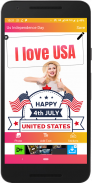 Independence Day USA - Sticker & photo editor screenshot 1