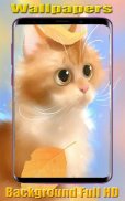 Cute cat wallpaper hd launcher screenshot 6