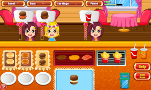 बर्गर की दुकान बनाने वाला screenshot 1