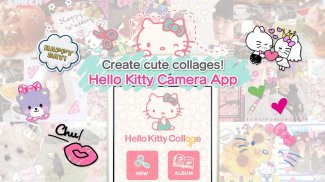 Hello Kitty Collage 有可爱的贴纸和照片 screenshot 0