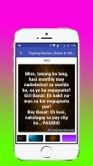 Hugot,Tagalog, Pinoy & Bisaya Quotes Maker 2018 screenshot 5