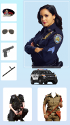 Women Police Suit Photo Editor screenshot 2