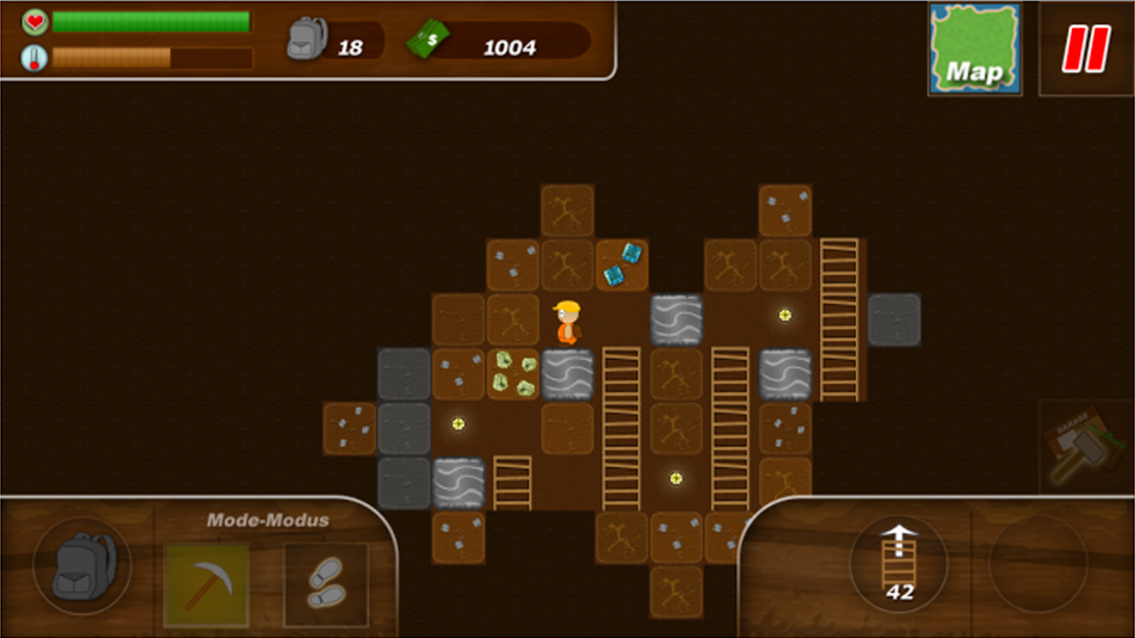 Treasure Miner - A free mining adventure Game for Android
