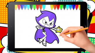 Teen Titans GO Coloring Teenage screenshot 0