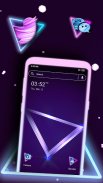 Neon Triangle Launcher Theme screenshot 2