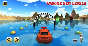 Beach Water Surfing Car Games: Floating Water Car screenshot 2