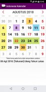 Indonesia 2018 National Holidays Calendar screenshot 4