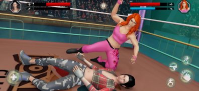 Women Wrestling Rumble: การต่อสู้ในสวนหลังบ้าน screenshot 1