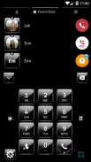 Gloss Black Phone Dialer Theme screenshot 5