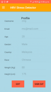 HRV Stress Detector screenshot 2