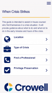 Crowell Crisis Response App screenshot 4