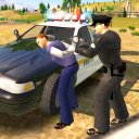 Crime City Police Car Driver Icon