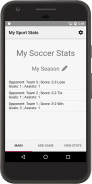 My Sports Stats - Statistics Tracker screenshot 0