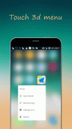 Тема iLauncher X ios12  iphone x центр управления screenshot 3